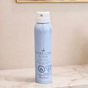 Drybar Sparkling Soda Shine Mist in Blue Can